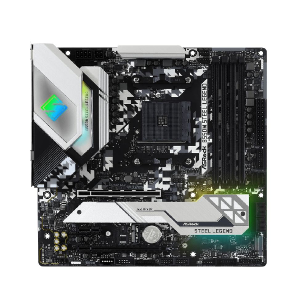 Asrock AMD AM4 B550M Steel Legend mATX Motherboard