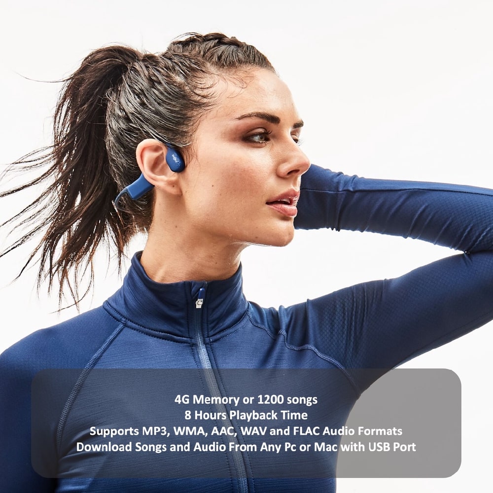 SHOKZ OpenSwim Waterproof Bone Conductions Headphone For Swimming | 4G Storage For MP3