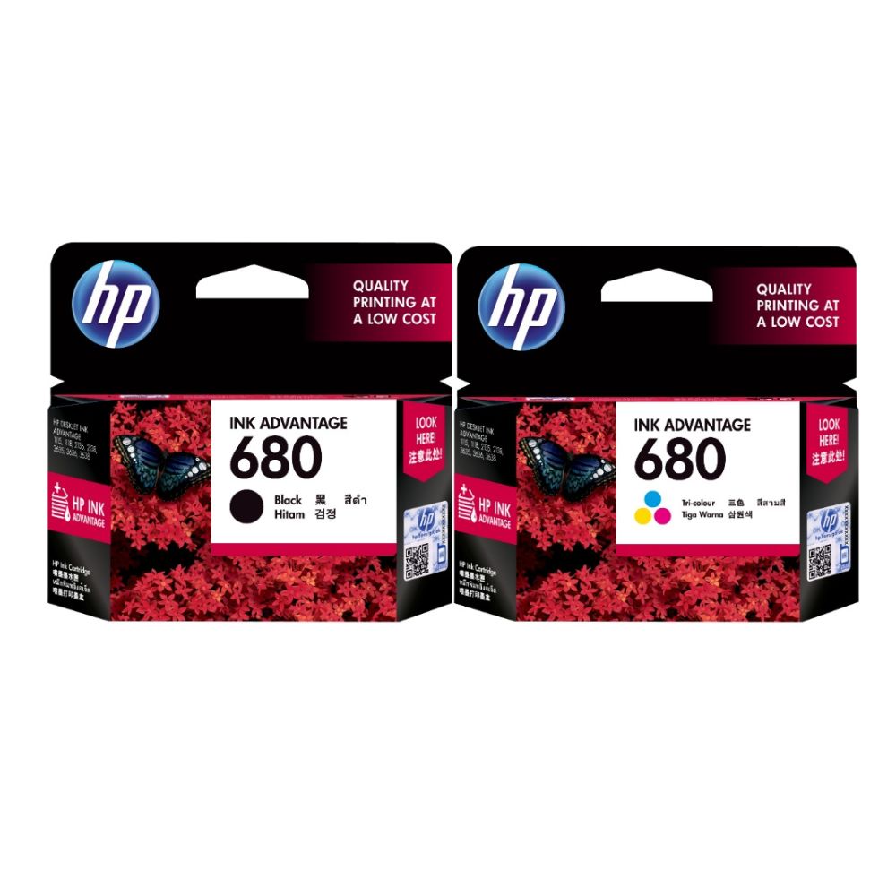 HP 680 Original Ink Advantage Cartridge ( Black | Colo