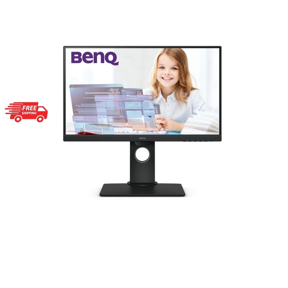 BenQ Monitor GW2480T 23.8": 5ms/FHD/IPS Panel/VGA/HDMI/DP/VESA/SPK/Audio In/EyeCare/Rotation/Height Adj/Color Weakness Mode (3-Yrs BenQ OnSite Pickup