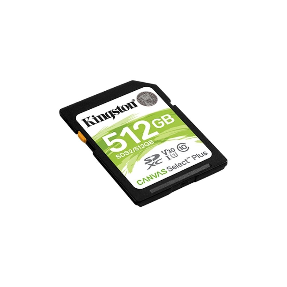 Kingston SD Card Secure Digital Canvas Select Plus UHS-I C10 U1 V10 Memory Card