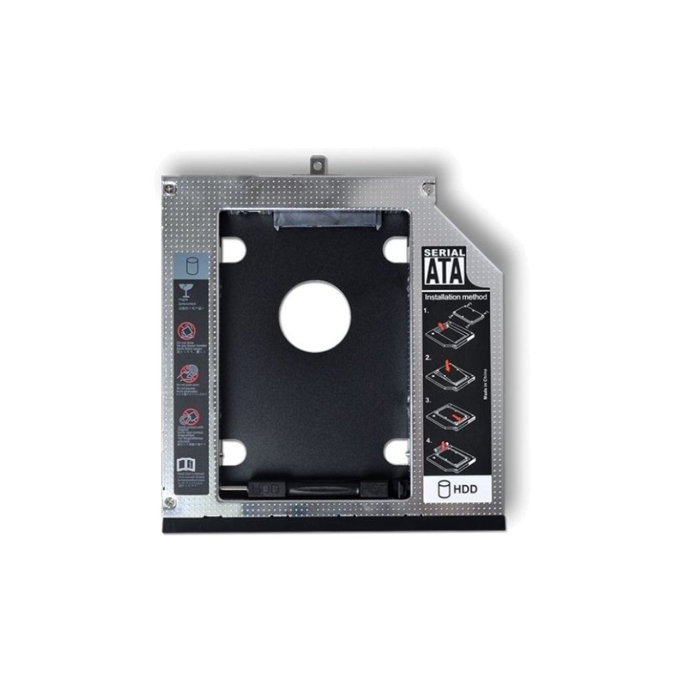 Fusion Tools 9.5MM 2.5"SATA Second HDD/SSD Hard Disk HDD Caddy | HDDCADDY-95