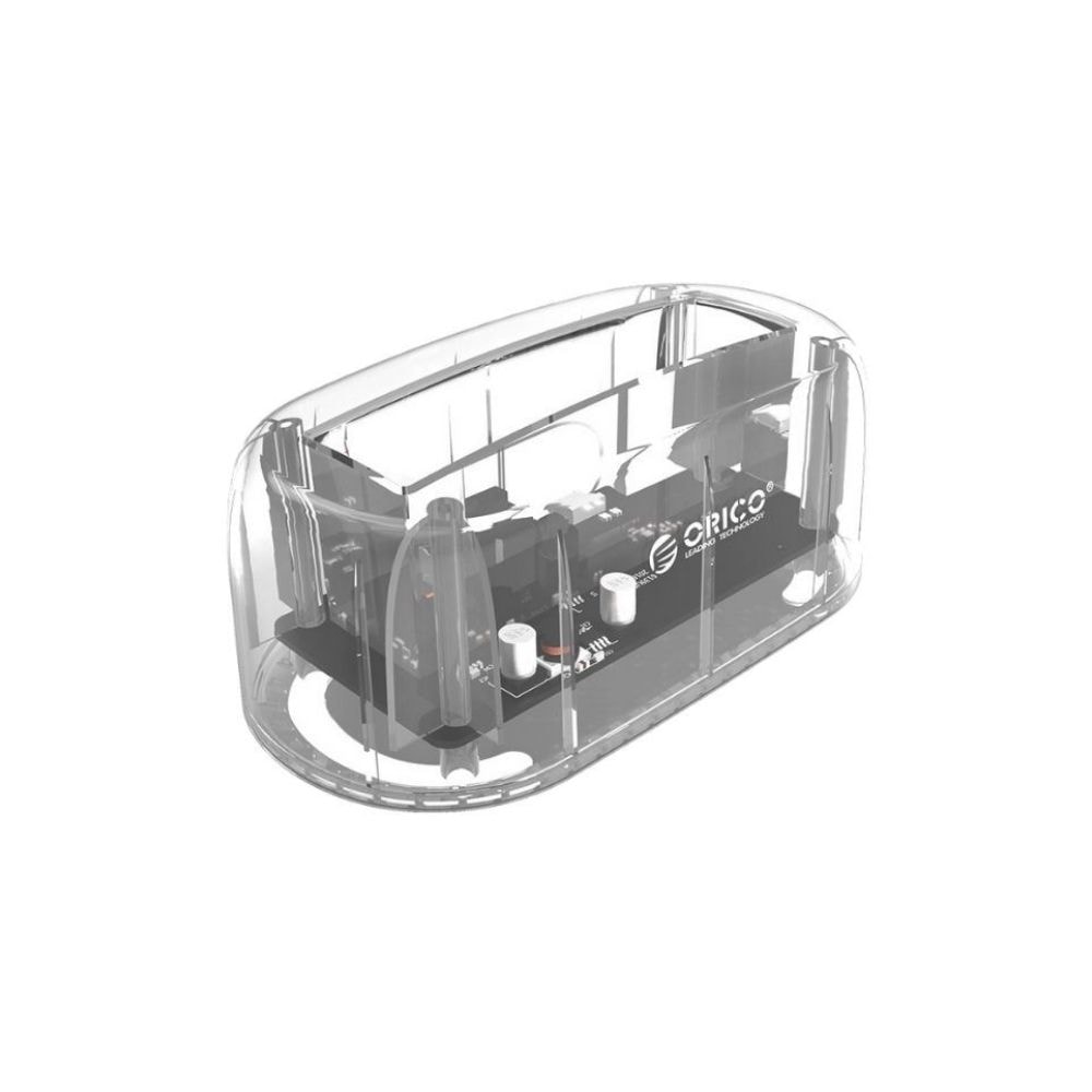 Orico 6139C3 SATA Type-C Hard Disk HDD Docking Station | 5Gbps | Transparent Design | Support 2.5"/3.5"