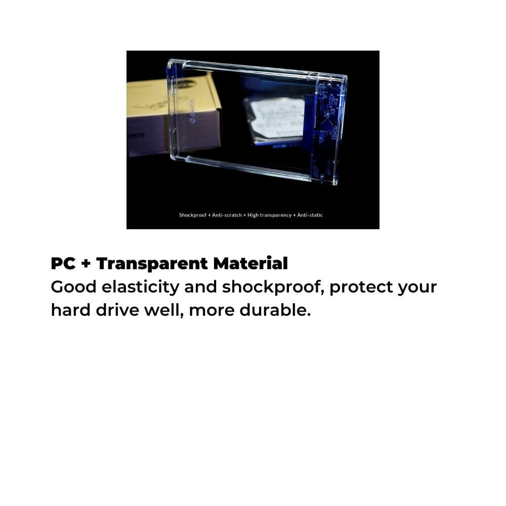 Orico 2139C3-G2 2.5" SATA USB 3.1 Type-C Hard Disk Enclosure