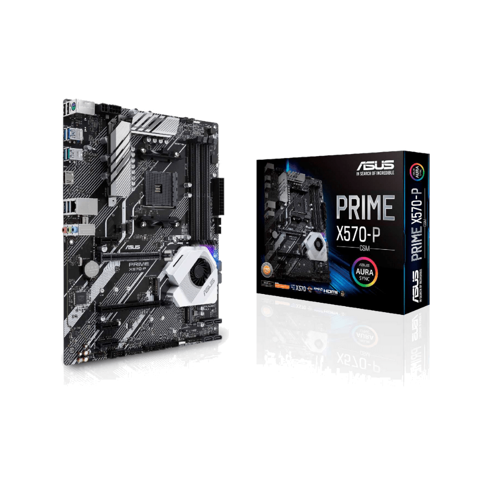 Asus AMD AM4 X570 PRIME X570-P/CSM ATX Motherboard (WHITE)