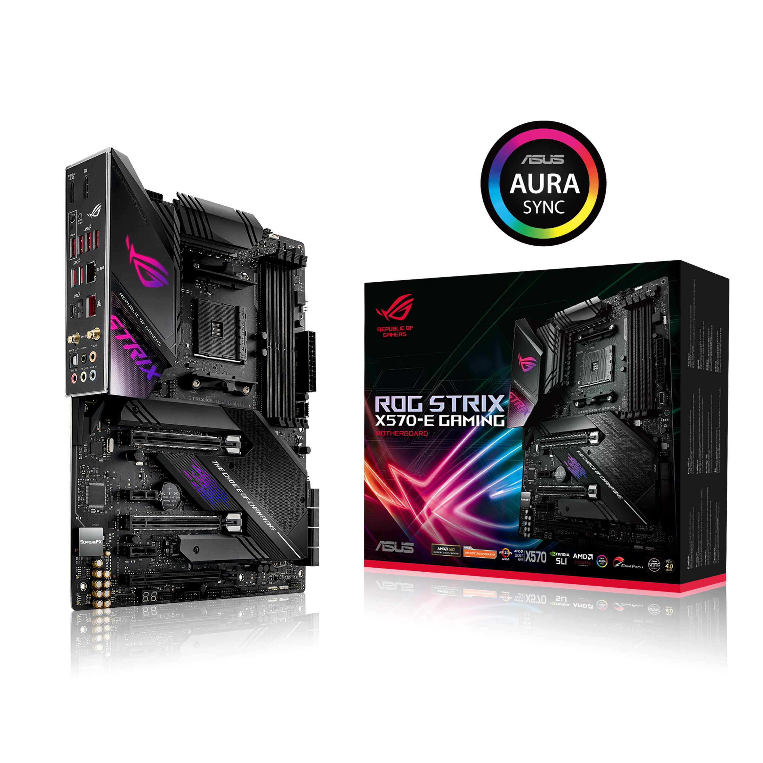 Asus AMD AM4 X570 ROG STRIX X570-E Gaming ATX Motherboard