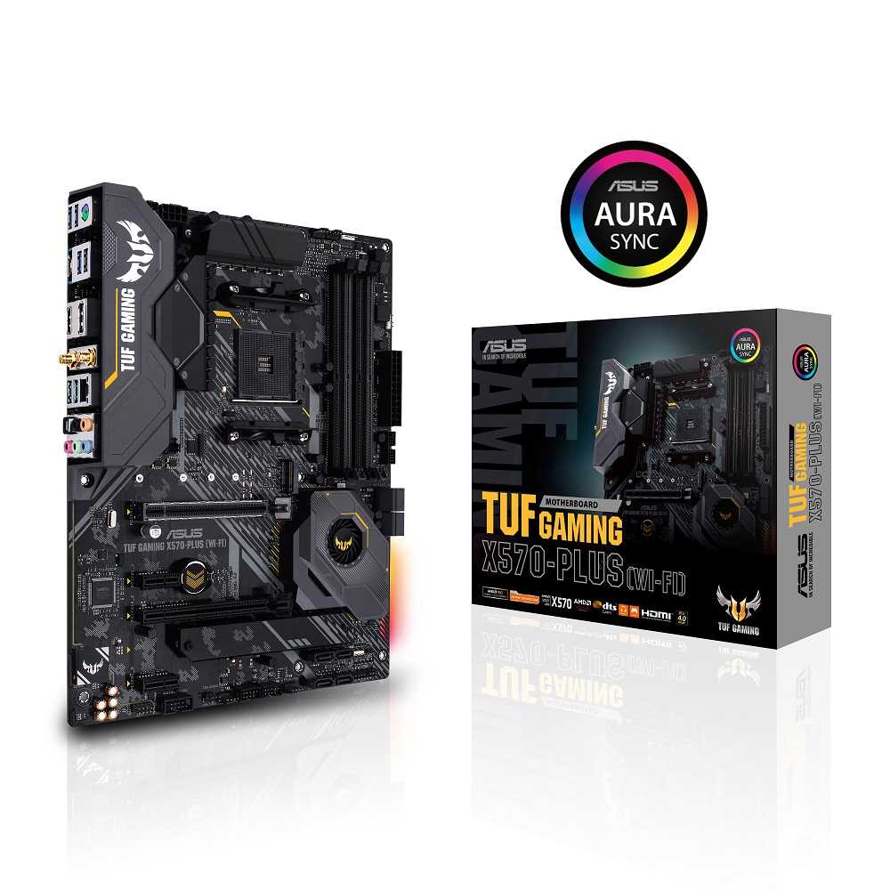 Asus AMD AM4 X570 TUF Gaming X570-PLUS (WIFI) ATX Motherboard