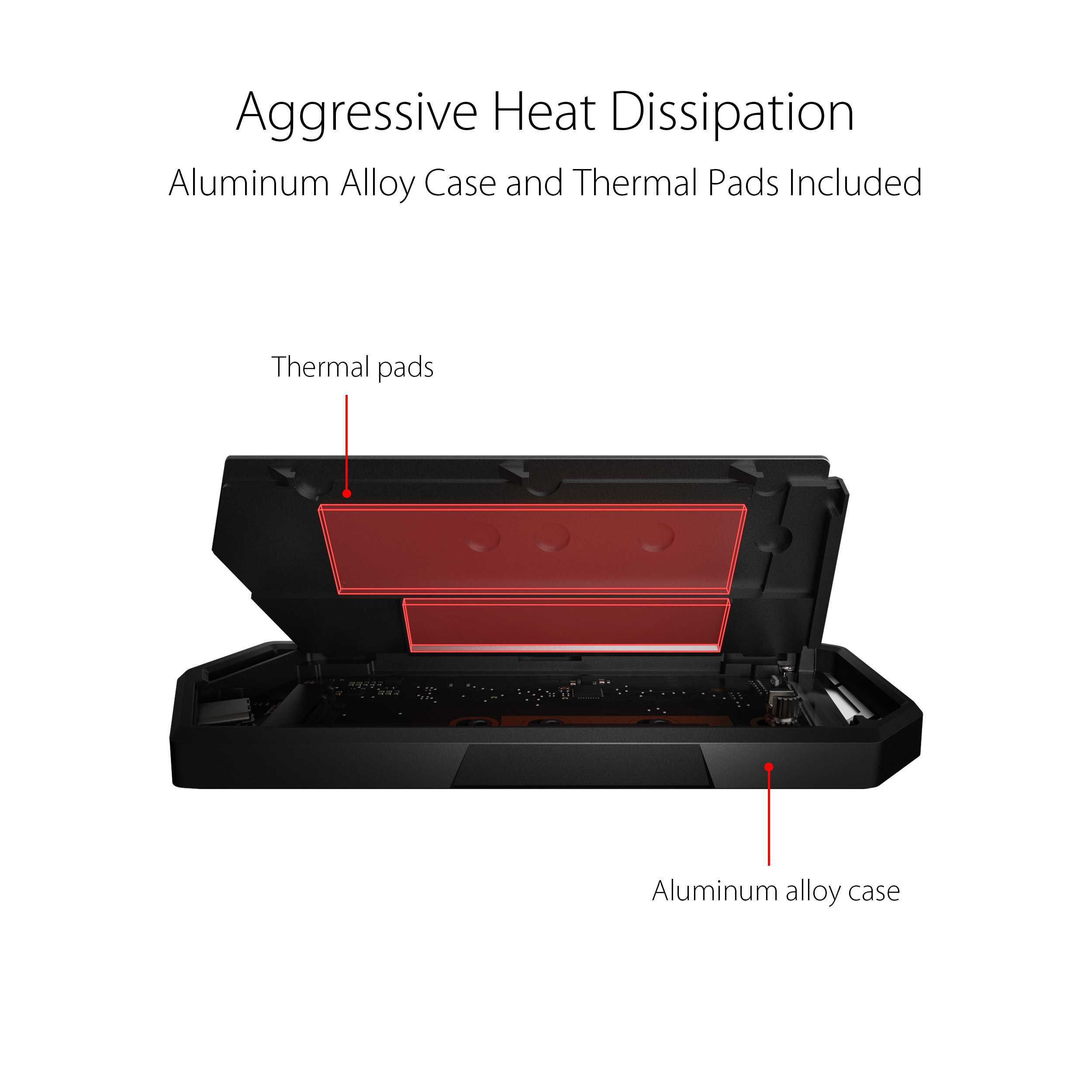 Asus Rog Strix Arion M.2 NVMe USB Type-C to Type-C SSD Enclosure | 10Gbps | ESD-S1C